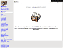 Tablet Screenshot of justmarcit.wikispaces.com