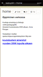 Mobile Screenshot of laatupiiri.wikispaces.com