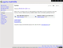 Tablet Screenshot of cguhs-math4life.wikispaces.com