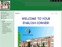 Tablet Screenshot of englishlanguagecorner.wikispaces.com