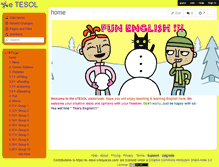 Tablet Screenshot of e--tesol.wikispaces.com