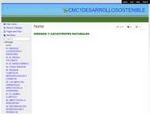 Tablet Screenshot of cmc1desarrollosostenible.wikispaces.com