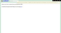 Desktop Screenshot of caresf.wikispaces.com