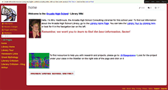 Desktop Screenshot of ahslibrarypage.wikispaces.com