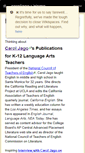Mobile Screenshot of caroljago.wikispaces.com