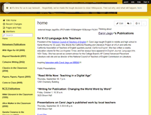Tablet Screenshot of caroljago.wikispaces.com