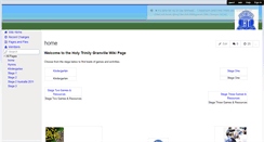 Desktop Screenshot of holytrinitygranville.wikispaces.com