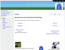 Tablet Screenshot of holytrinitygranville.wikispaces.com
