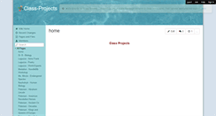 Desktop Screenshot of class-projects.wikispaces.com