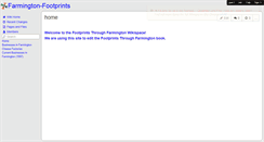Desktop Screenshot of farmington-footprints.wikispaces.com