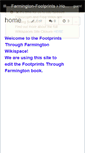 Mobile Screenshot of farmington-footprints.wikispaces.com