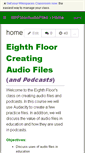 Mobile Screenshot of 8thflooraudiofiles.wikispaces.com