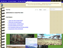 Tablet Screenshot of ecosistemasmundiales.wikispaces.com