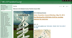 Desktop Screenshot of delcotransitioncouncil.wikispaces.com