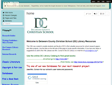Tablet Screenshot of dclibraryresources.wikispaces.com