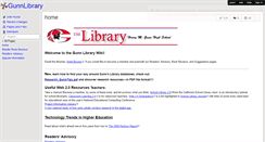 Desktop Screenshot of gunnlibrary.wikispaces.com