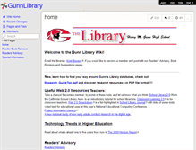 Tablet Screenshot of gunnlibrary.wikispaces.com