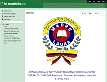 Tablet Screenshot of ie-madrelaura.wikispaces.com
