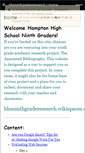 Mobile Screenshot of hhsninthgraderesearch.wikispaces.com