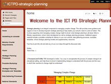 Tablet Screenshot of ictpd-strategic-planning.wikispaces.com