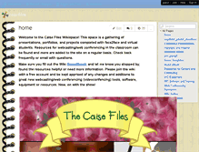 Tablet Screenshot of caisefiles.wikispaces.com