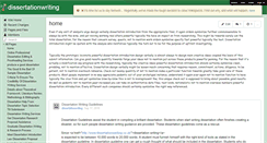 Desktop Screenshot of dissertationwriting.wikispaces.com