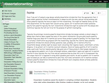 Tablet Screenshot of dissertationwriting.wikispaces.com