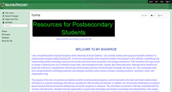 Desktop Screenshot of laurachezan.wikispaces.com