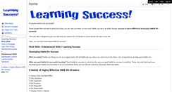 Desktop Screenshot of learningsuccess.wikispaces.com