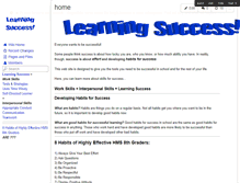 Tablet Screenshot of learningsuccess.wikispaces.com