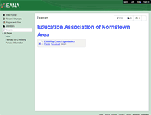 Tablet Screenshot of eana.wikispaces.com