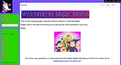 Desktop Screenshot of magicmaths.wikispaces.com