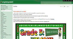 Desktop Screenshot of englishgrade5.wikispaces.com