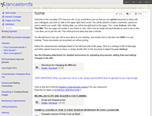 Tablet Screenshot of lancastercfa.wikispaces.com