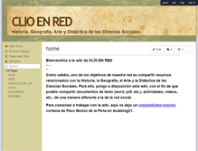 Tablet Screenshot of clioenred.wikispaces.com
