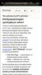 Mobile Screenshot of ilh7kehityspsykologia.wikispaces.com