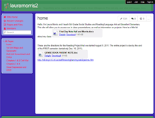 Tablet Screenshot of lauramorris2.wikispaces.com