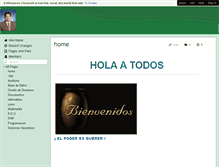 Tablet Screenshot of albertogallardo.wikispaces.com