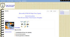Desktop Screenshot of centronuevaespanha.wikispaces.com