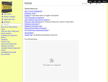 Tablet Screenshot of linksforteachers.wikispaces.com