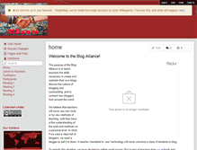Tablet Screenshot of blogalliance.wikispaces.com