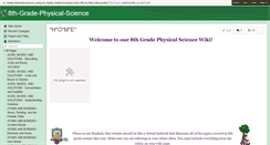 Desktop Screenshot of 8th-grade-physical-science.wikispaces.com