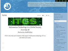 Tablet Screenshot of eastridge-itgs.wikispaces.com