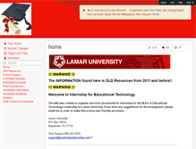 Tablet Screenshot of internshipforeducationaltechnology.wikispaces.com