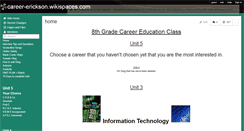 Desktop Screenshot of career-erickson.wikispaces.com