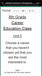 Mobile Screenshot of career-erickson.wikispaces.com