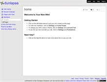 Tablet Screenshot of dunlapaa.wikispaces.com