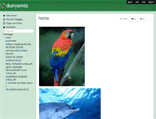 Tablet Screenshot of dunyamiz.wikispaces.com
