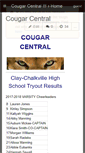 Mobile Screenshot of cchstryout.wikispaces.com