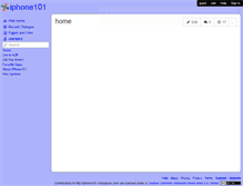 Tablet Screenshot of iphone101.wikispaces.com